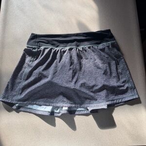 lululemon athletica gray athletic skirt